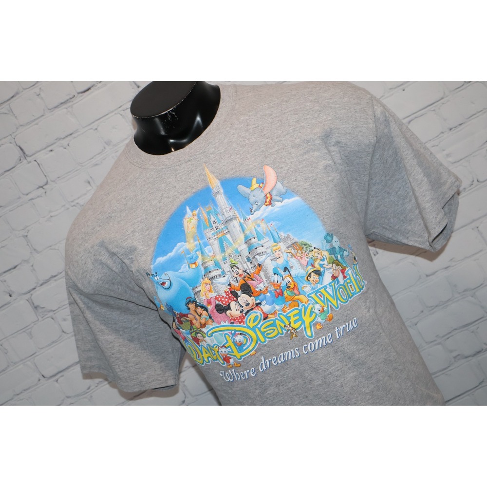 Disney Walt Disney World T-Shirt Men XL Graphic Tee Castle Mickey Minnie Mouse